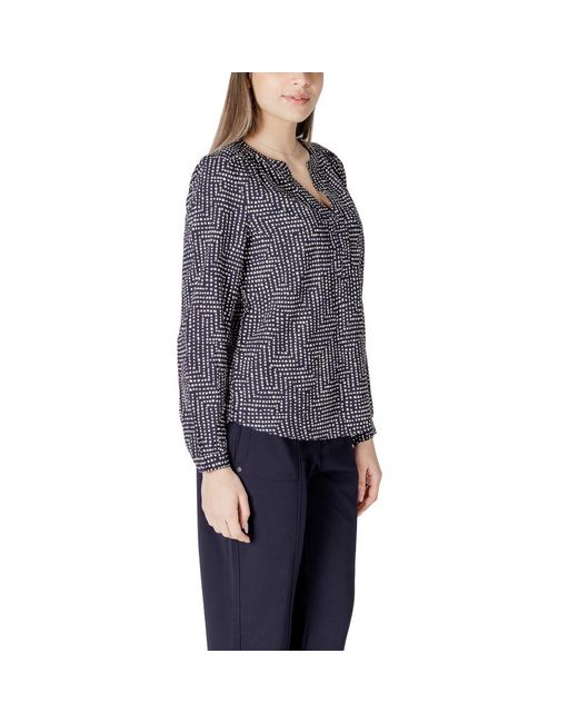 Street One Gray Blue Viscose Shirt