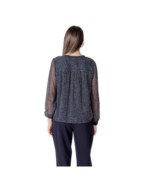 Street One Blue Polyester Shirt