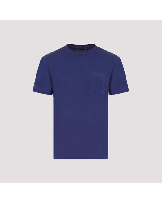 Ralph Lauren Purple Label Blue Cotton T for men