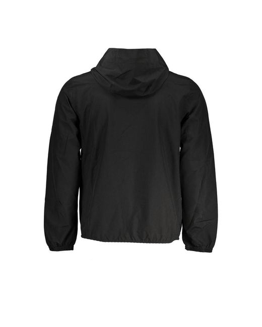 K-Way Black Polyester Jacket for men