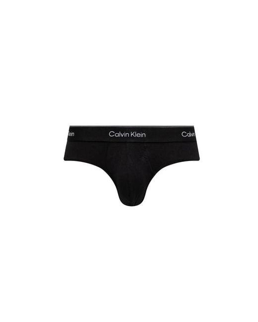 Calvin Klein Black Cotton Briefs for men