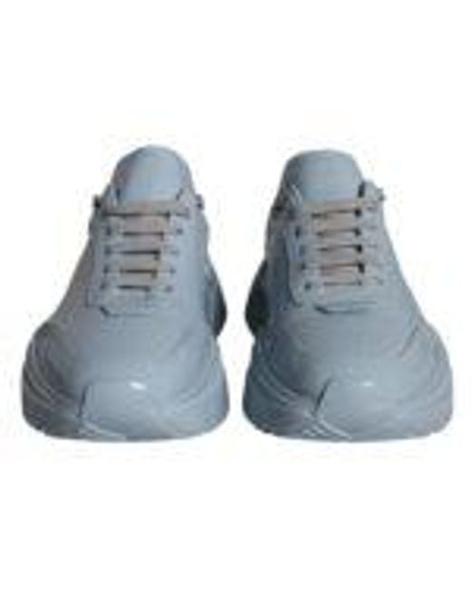 Dolce Gabbana Light Blue Daymaster Low Top Sneakers Shoes for Men Lyst UK