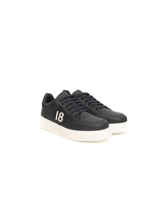 Cerruti 1881 Black Cowhide Sneaker for men