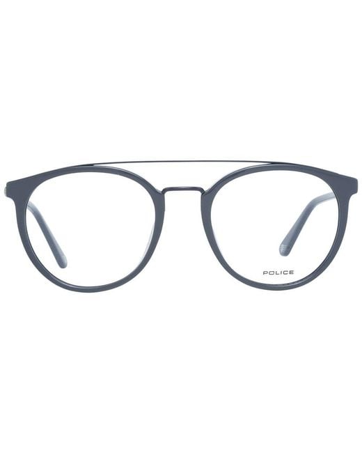 Police Blue Metal & Plastic Glasses (Frames) for men