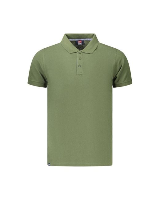 Norway 1963 Green Verde Cotton Men's Polo for men