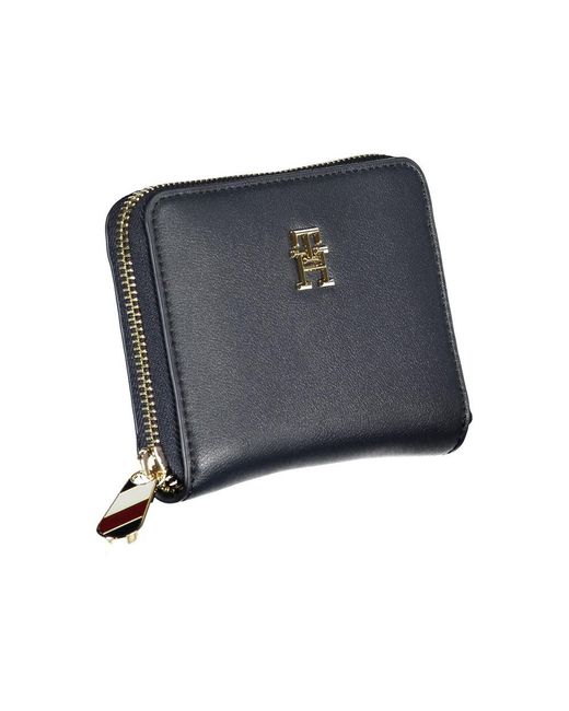 Tommy Hilfiger Blue Polyester Wallet