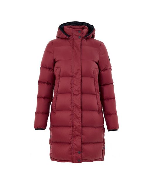 Moose Knuckles Red Bordeaux Cotton Full