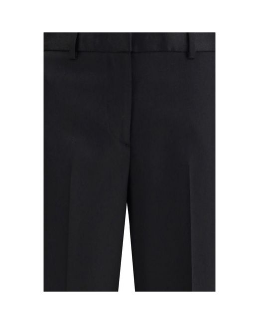 Lardini Black Wool Oves Aries Pants
