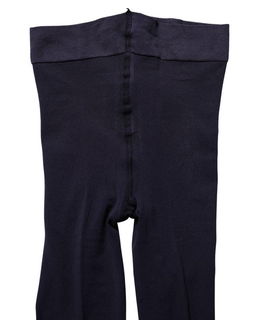 Dolce & Gabbana Dark Blue Nylon Sheer Tights Stockings Socks