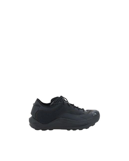 Roa Blue Black Polyester Athletic Sneakers for men