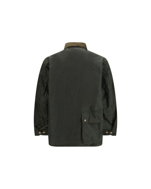 Barbour Green Bicolor Cotton Full for men