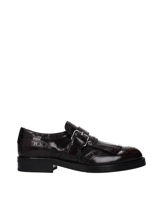 Church's Black Phillis Moccasins /Burgundy Leather