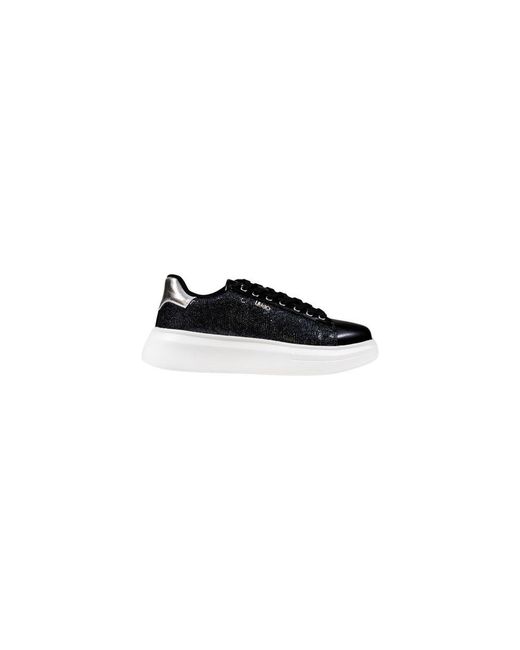 Liu Jo Black Bicolor Polyethylene Chunky Sneakers
