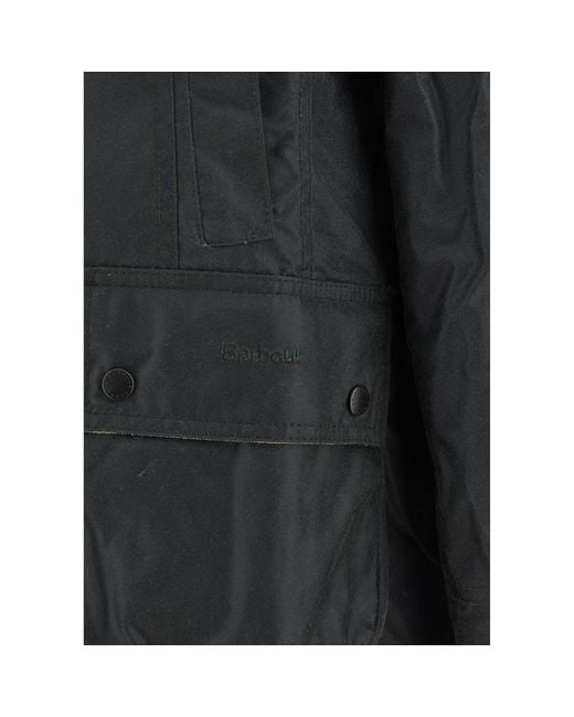 Barbour Gray Bicolor Cotton Clothing