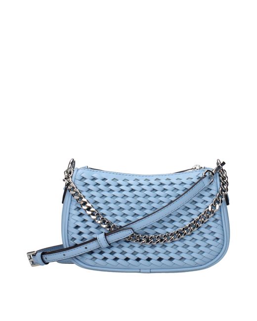 Michael Kors Blue Carmela Handbag For Celeste/Soft Sky Leather