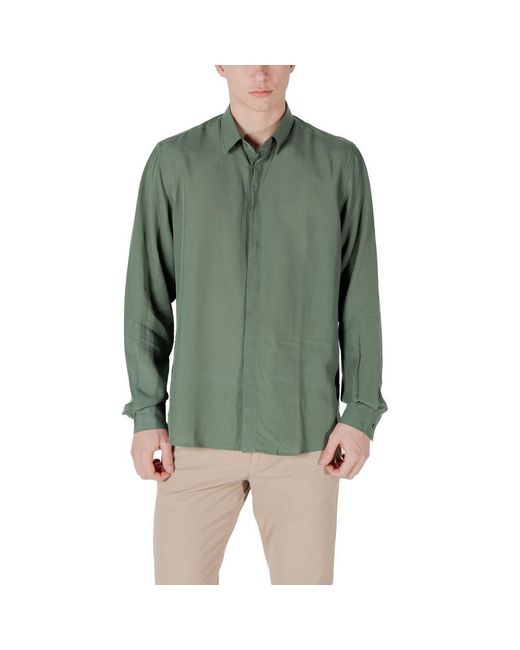 Antony Morato Green Lyocell Shirt for men