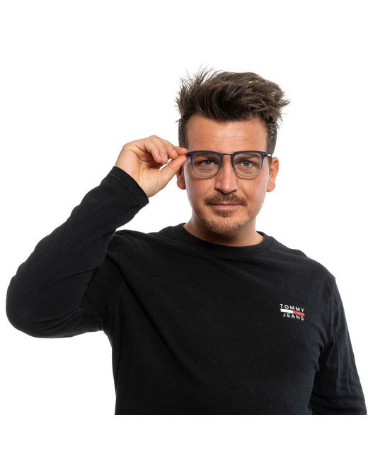 Police Blue Metal & Plastic Glasses (frames) for men