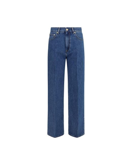 DARKPARK Blue Cotton Relaxed Fit Jeans
