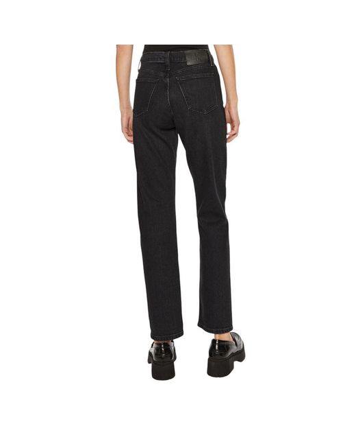 Calvin Klein Black Cotton Jeans & Pant