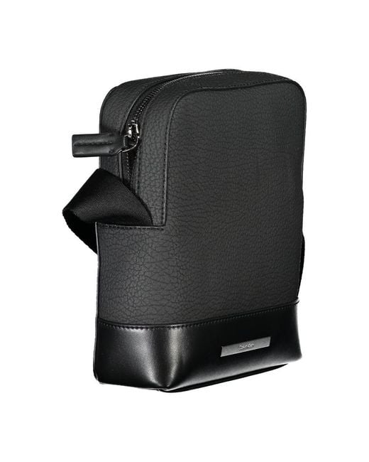Calvin Klein Black Sleek Shoulder Bag With Contrasting Details for men