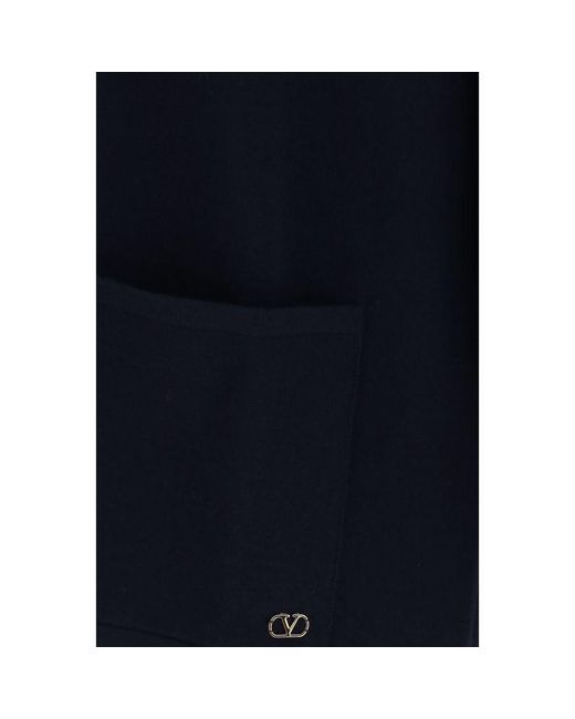 Valentino Garavani Blue Wool Oves Aries Cardigan for men