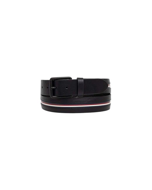 tommy hilfiger brown leather belt