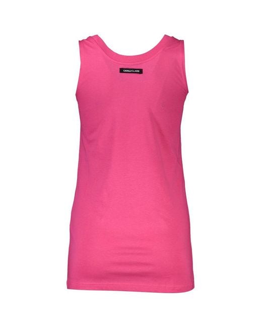 Roberto Cavalli Pink Cotton Top