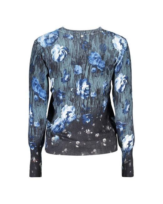 Desigual Blue Viscosa Sweater