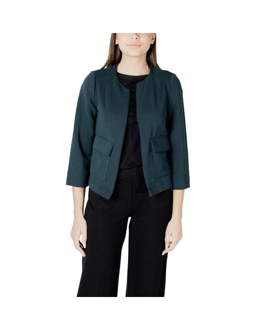 Street One Blue Green Modal Coat