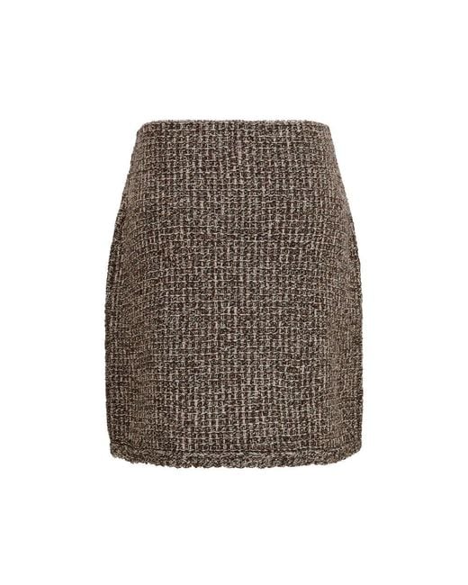Fabiana Filippi Brown Polyamide Mini Skirt