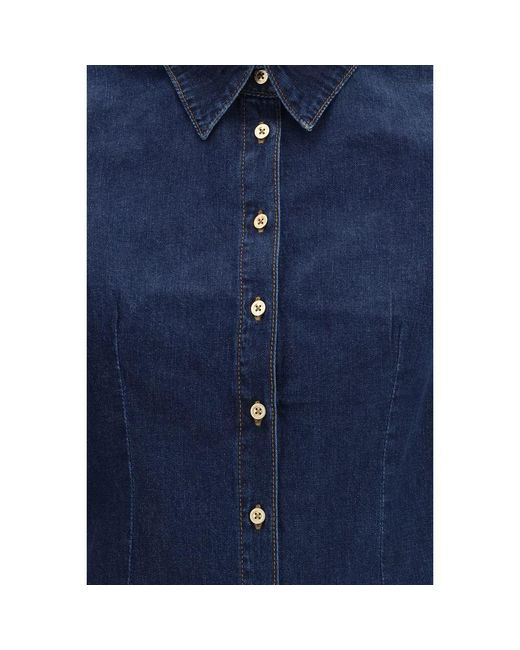 7FOR Blue Denim Shirt
