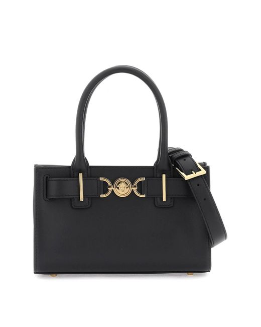 Versace Black Small Medusa '95 Shopper Bag