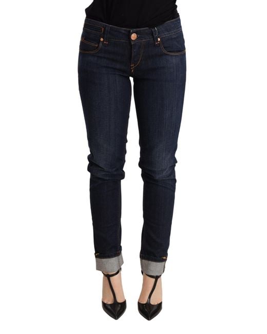 Acht Blue Chic Dark Skinny Jeans