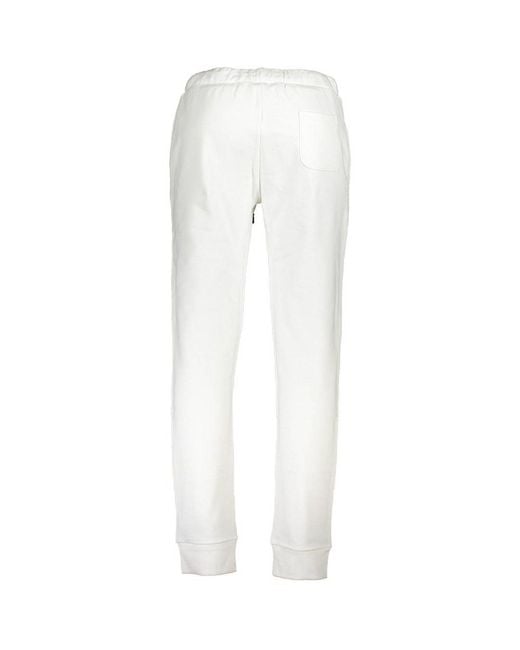 La Martina White Cotton Men's Track Pant for men