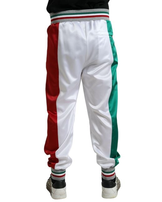 Dolce & Gabbana Multicolor Italian Stripe Jogger Trousers for men