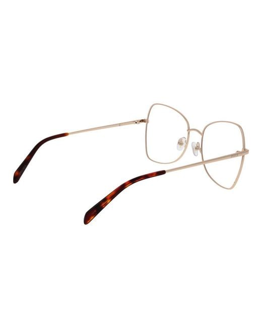 Emilio Pucci Metallic Glasses