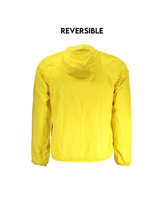 K-Way Yellow Polyamide Jacket for men