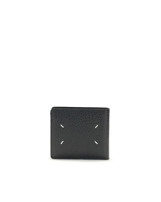 Maison Margiela Black Calf Leather Bos Taurus Wallet