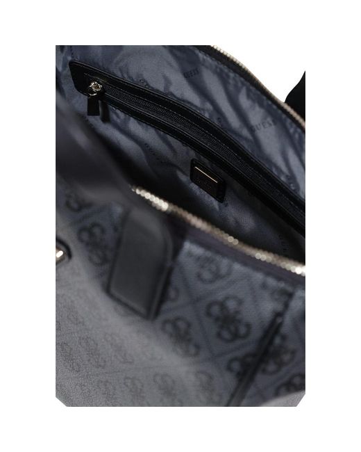 Guess Black Gray Polyethylene Handbag