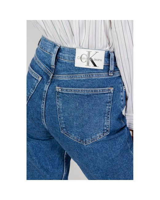 Calvin Klein Blue Cotton Jeans & Pant