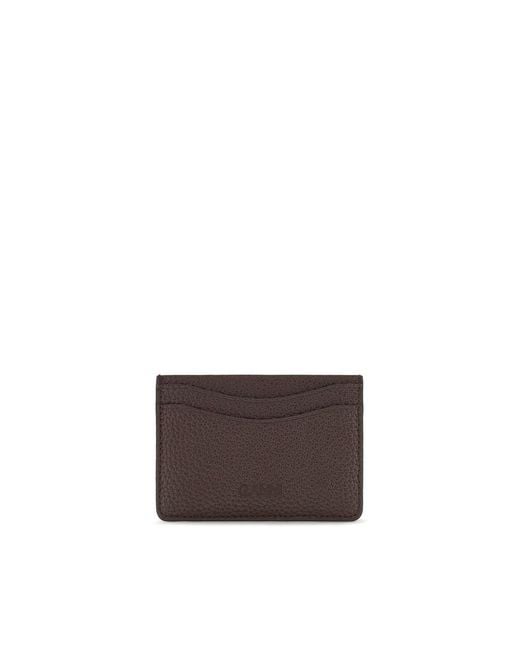 Ganni Brown Recycled Polyester Wallet
