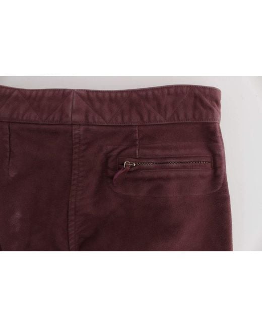 Ermanno Scervino Purple Straight Trousers