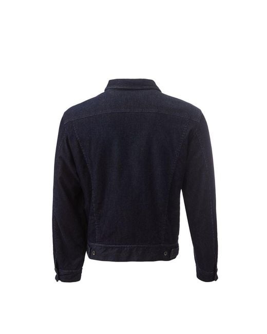 Lardini Blue Cotton Jacket for men