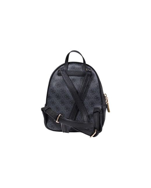 Guess Blue Gray Polyethylene Backpack