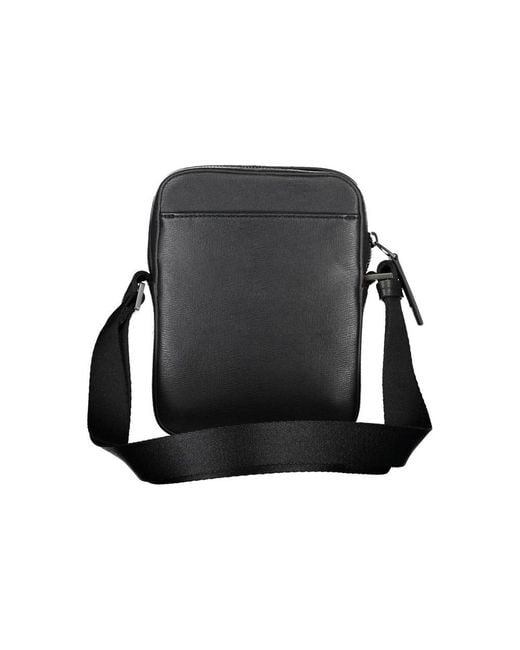 Calvin Klein Black Elegant Shoulder Bag With Sleek Detailing for men