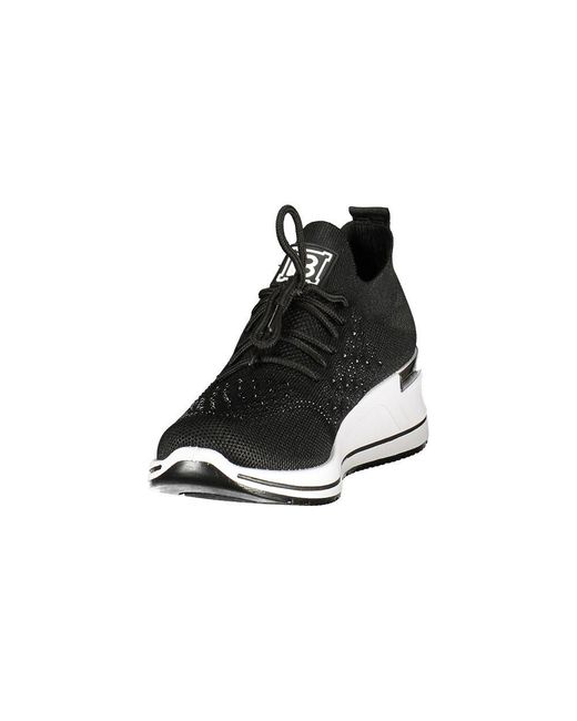 Laura Biagiotti Black Nero Polyester Sneaker