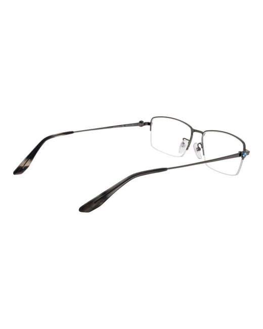 BMW Metallic Gray Metal Glasses (frames) for men