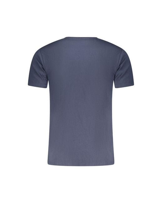 Aeronautica Militare Blue Blu Cotton Men's T for men