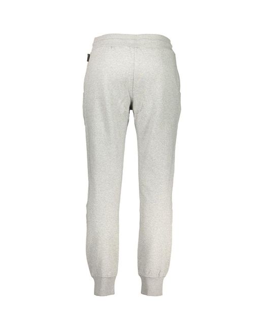 Napapijri Gray Cotton Men's Sweatpants for men