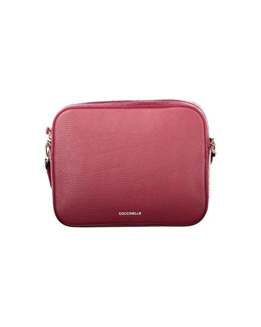 Coccinelle Red Leather Handbag
